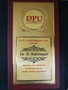 Dr Hemant Kshirsagar Award